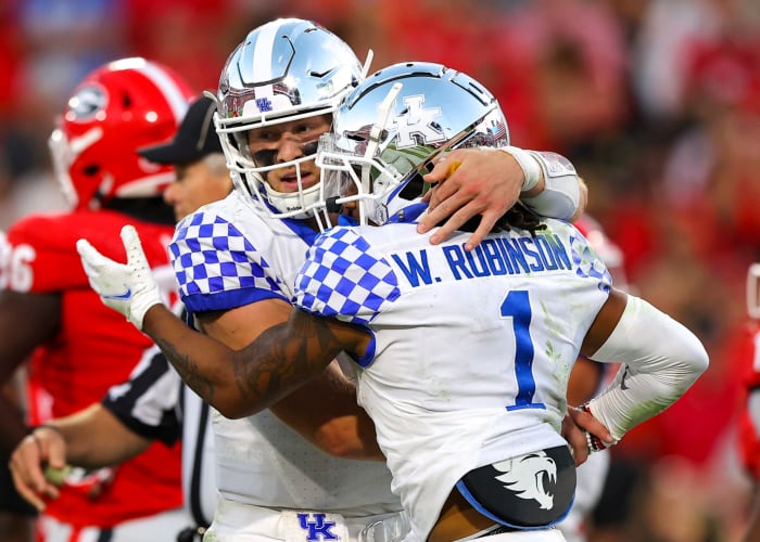 Kentucky's Wan'Dale Robinson against Georgia