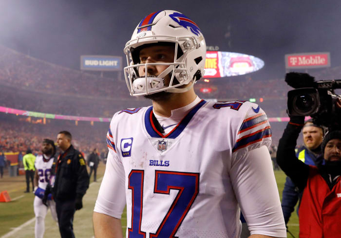 Josh Allen following the AFC Divisional Round playoff loss.