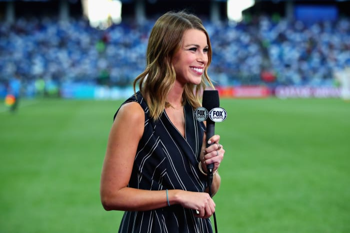 Jenny Taft delivering a report.