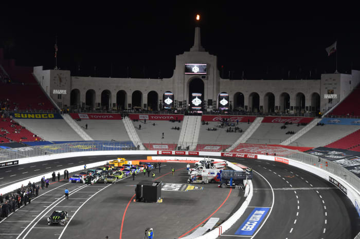 NASCAR Makes Controversial Change To Busch Light Clash At The Coliseum   Auto Feb 05 Nascar Busch Light Clash At The Coliseum 