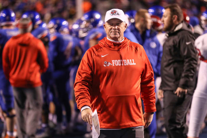 Fresno State head coach Jeff Tedford.