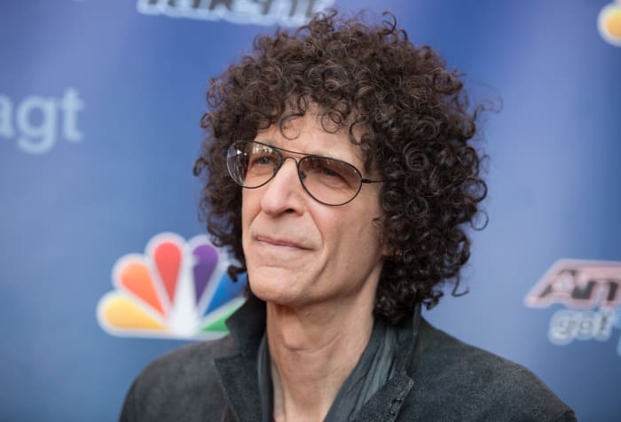 A closeup of Howard Stern.