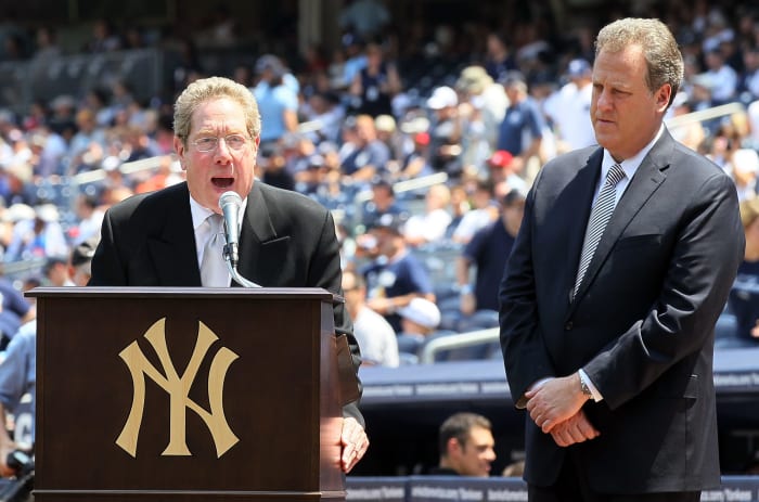 New York Yankees Broadcaster John Sterling Hit By Foul Ball During Game
