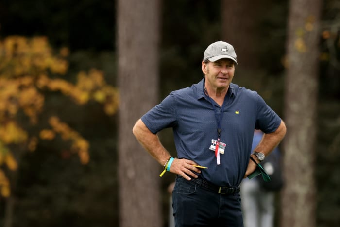 Nick Faldo at The Masters