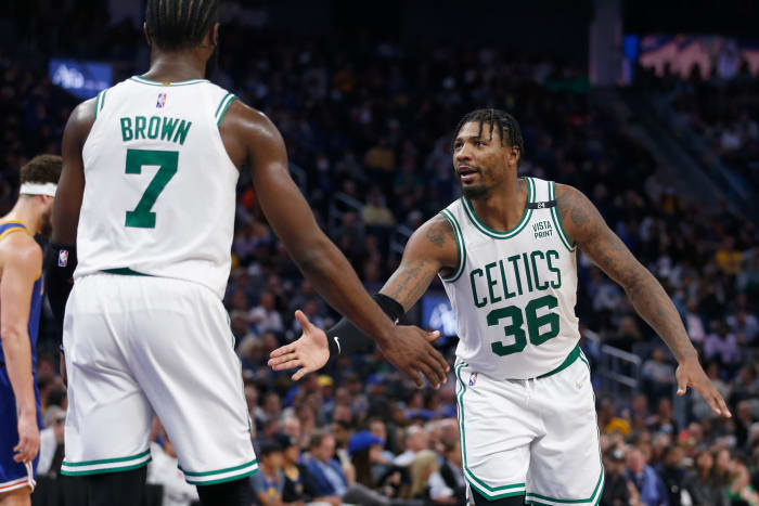 Look: Marcus Smart Reveals New Hair Before Game 1 - The Spun