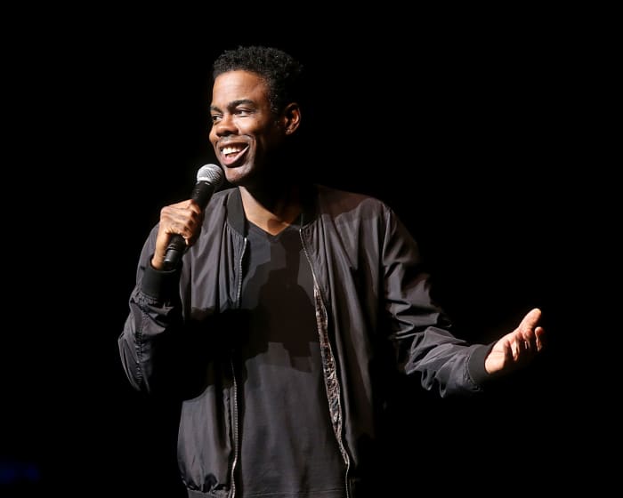 Chris Rock performing in concert