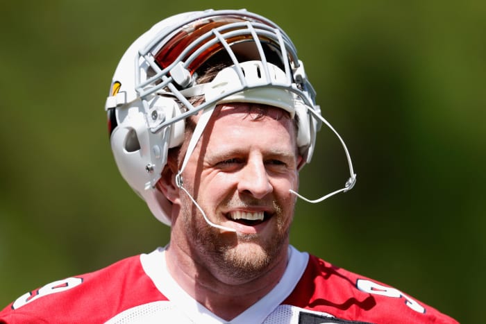 Arizona Cardinals star pass rusher JJ Watt.