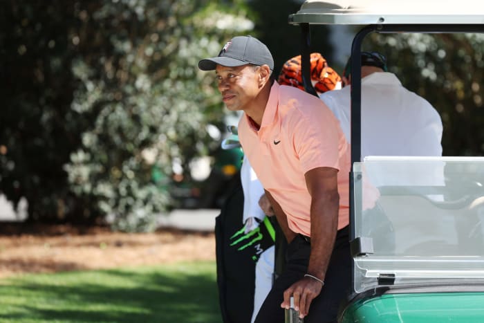 Tiger Woods at The Masters