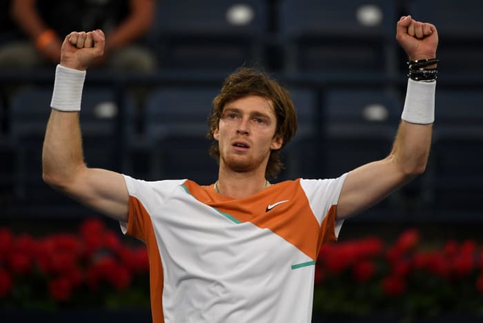 Andrey Rublev at Dubai