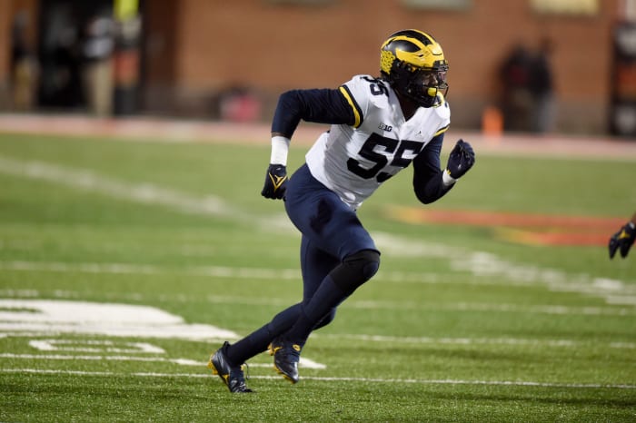David Ojabo of the Wolverines.