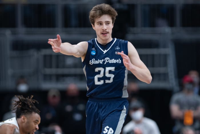 Saint Peter's star Doug Edert