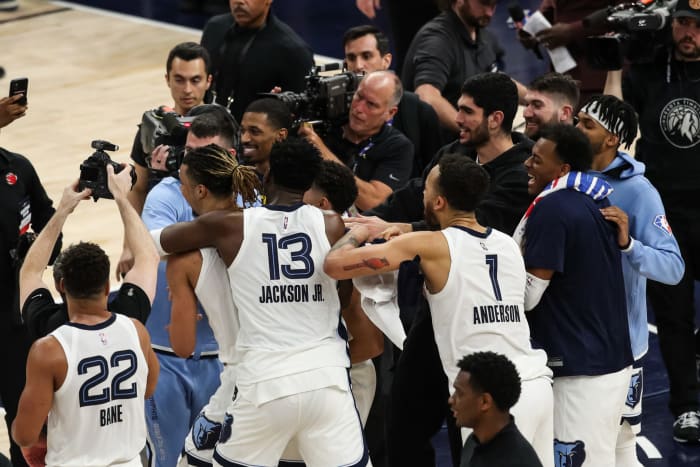Grizzlies vs. Timberwolves protestor game