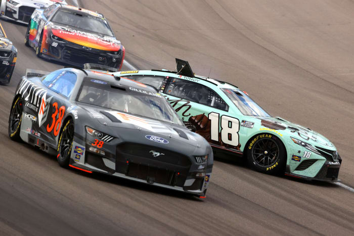 NASCAR drivers in Las Vegas on Sunday