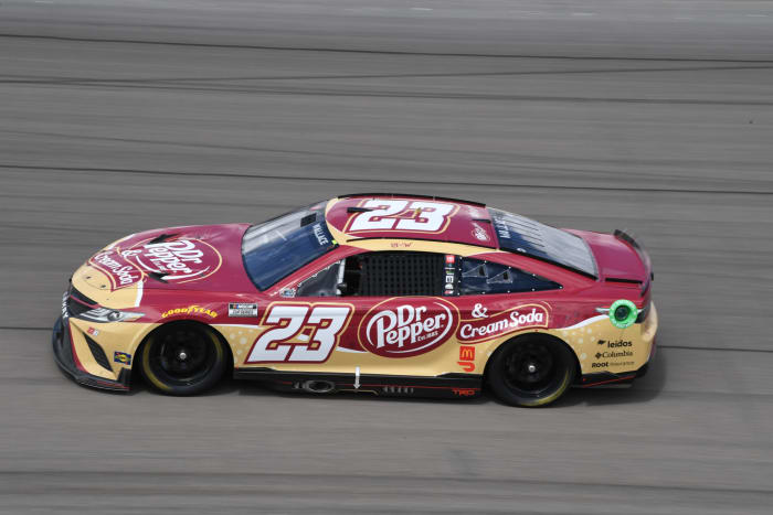 Bubba Wallace in Las Vegas on Sunday
