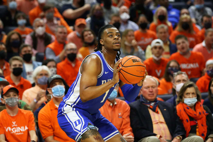 Trevor Keels of the Blue Devils.