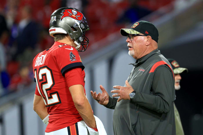 Tom Brady and Bruce Arians
