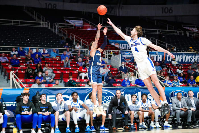 Major upset in the Big South Conference Tournament.