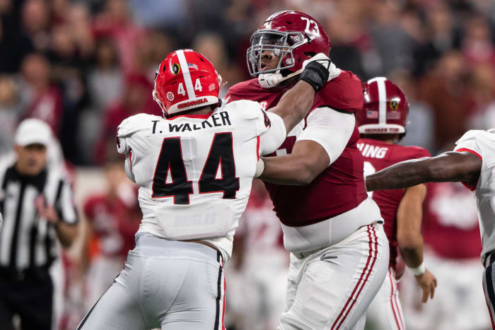 Travon Walker vs Evan Neal