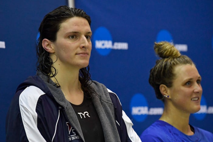 Lia Thomas at the NCAA Championships