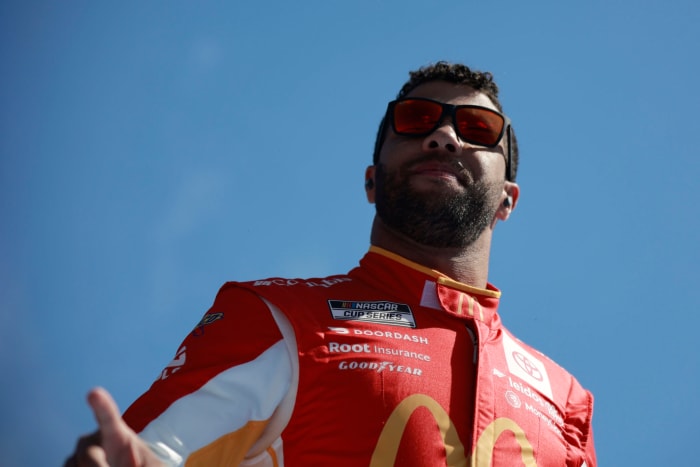 Bubba Wallace in the Daytona 500.