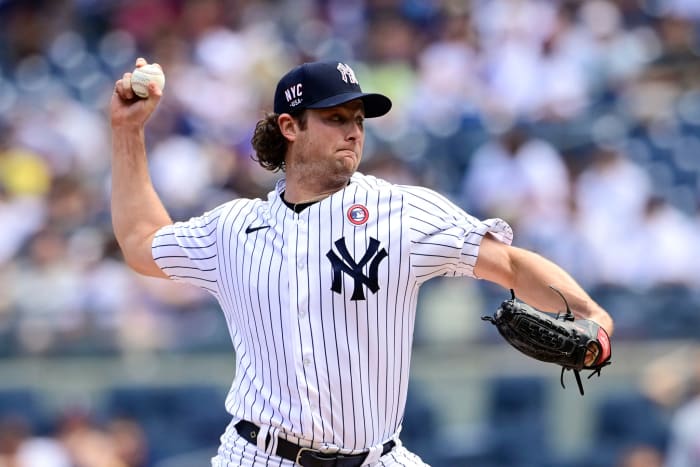 Gerrit Cole on Sunday against the Mets.