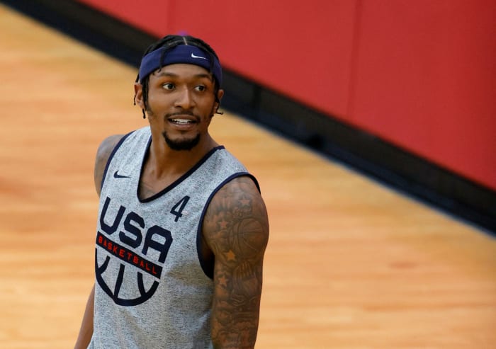 Bradley Beal at a Team USA Basketball Training Session