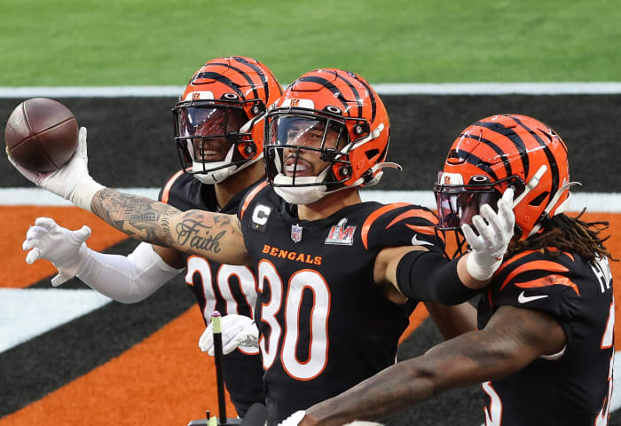 Bengals defensive back Jessie Bates