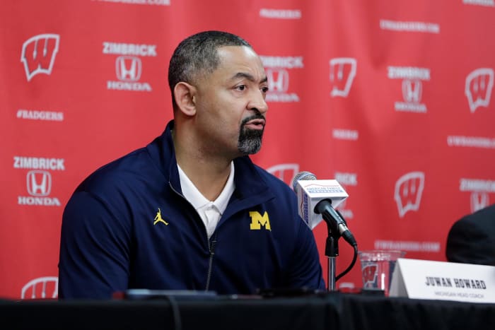 Michigan head coach Juwan Howard.