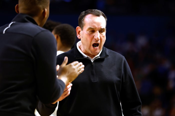 Duke head coach Coach K