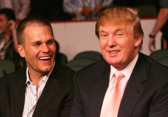 Tom Brady and President Trump.