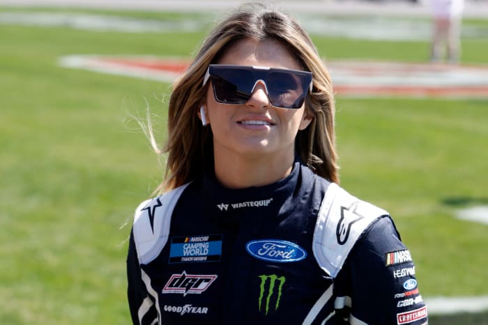 Hailie Deegan at NASCAR Camping World Truck Series.