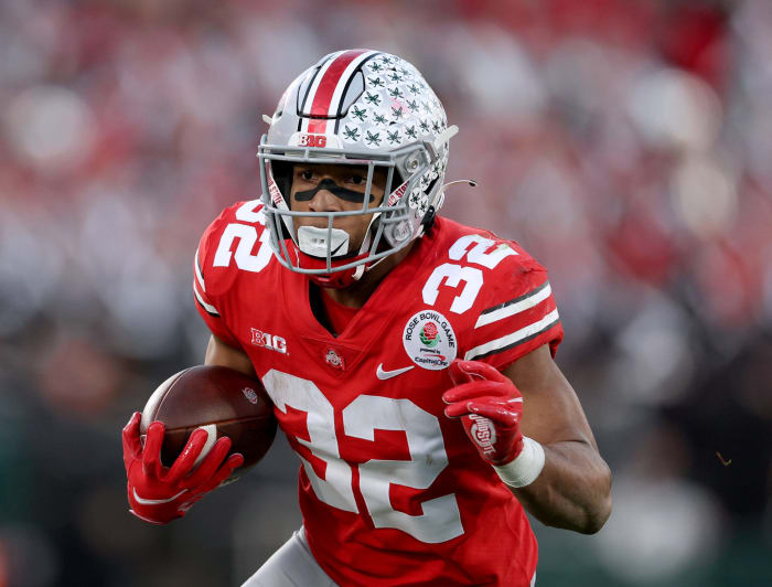 Ohio State running back TreVeyon Henderson