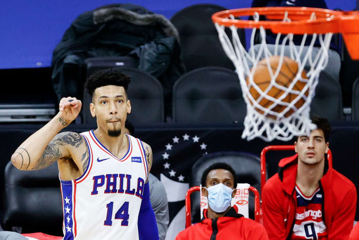 Philadelphia 76ers guard Danny Green.