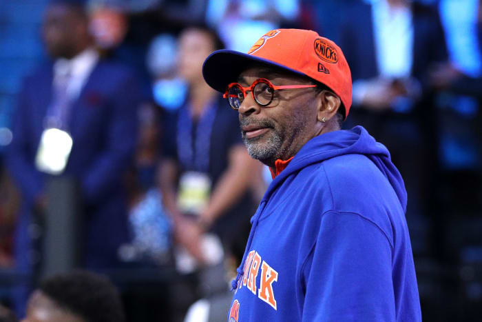 Spike Lee's reaction to Knicks.