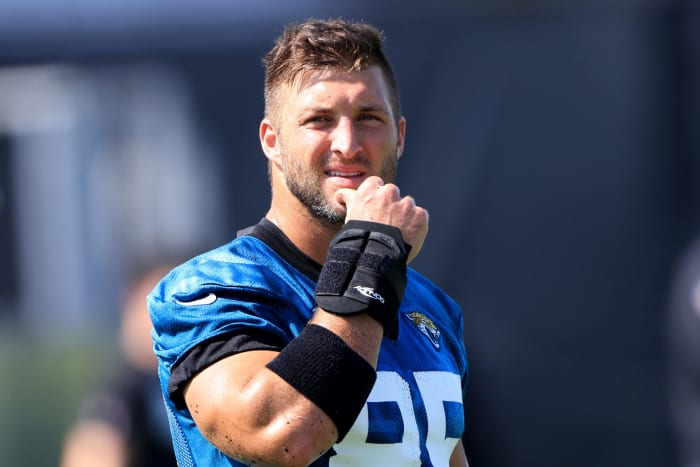 Tim Tebow at Jacksonville Jaguars Mandatory Minicamp