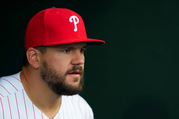 Phillies slugger Kyle Schwarber on Sunday night