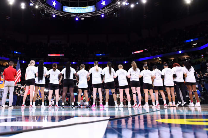 South Carolina women at the Final Four