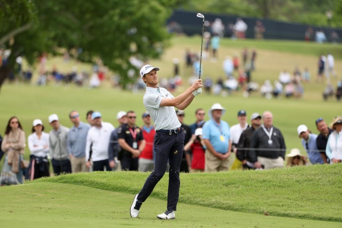 PGA Tour star Will Zalatoris on Sunday at the PGA Championship in Tulsa, Oklahoma.