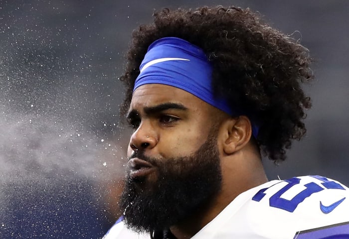 A headshot of Ezekiel Elliott.