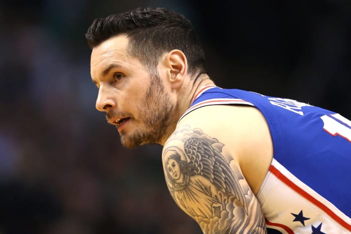 A closeup of J.J. Redick.