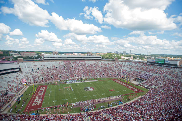 A general view of Florida State's football stadium.