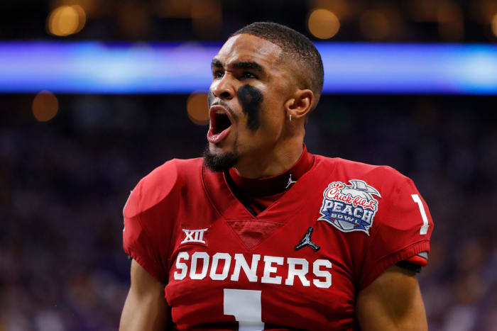 Jalen Hurts in the College Football Playoff vs. LSU.