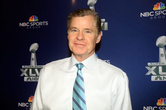 Dan Patrick at an NBC Sports NFL Super Bowl event.