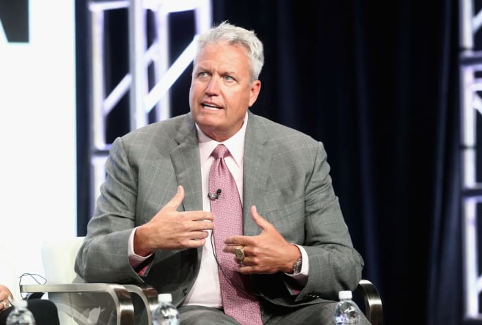 former nfl coach rex ryan on a panel