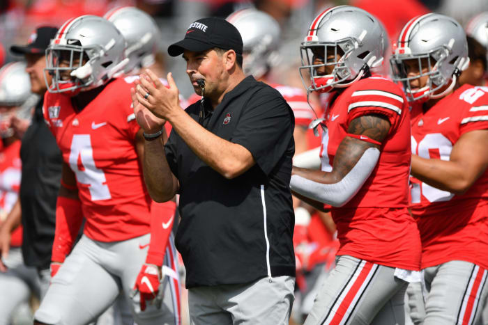 Ohio State football head coach Ryan Day during the game vs. Cincinnati.