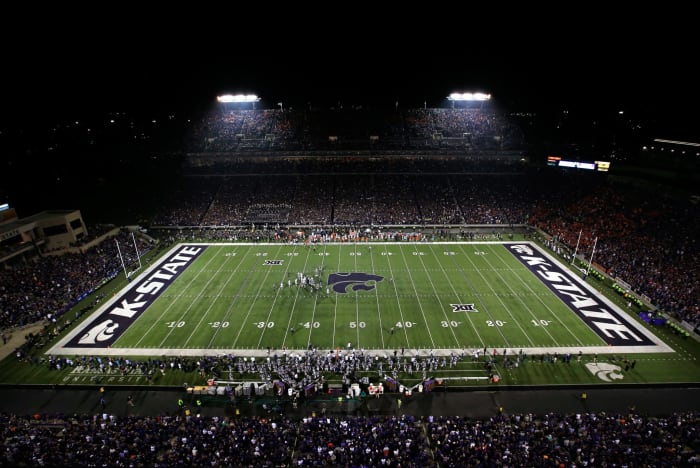 A general view of Kansas State's football field.