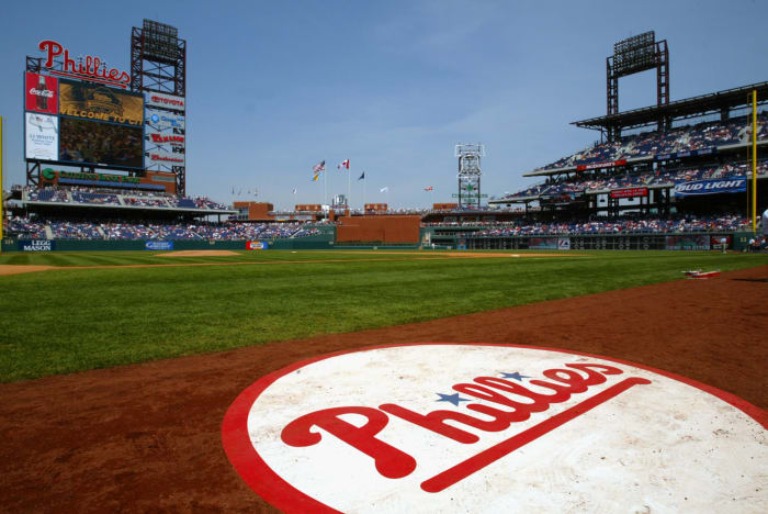 A general view of the Philadelphia Phillies stadium.