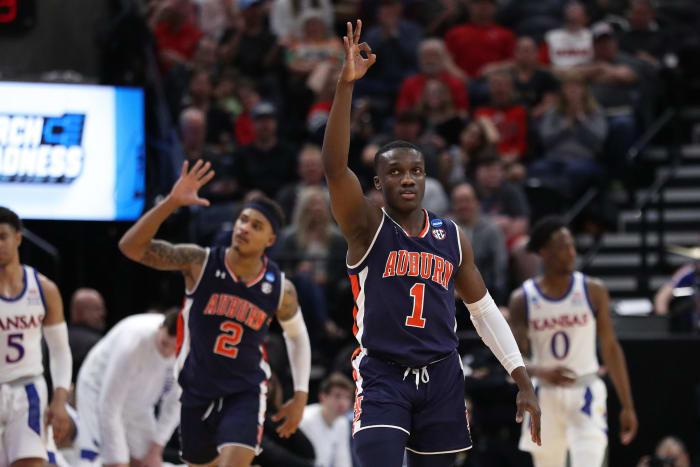 auburn players celebrate during the tournament