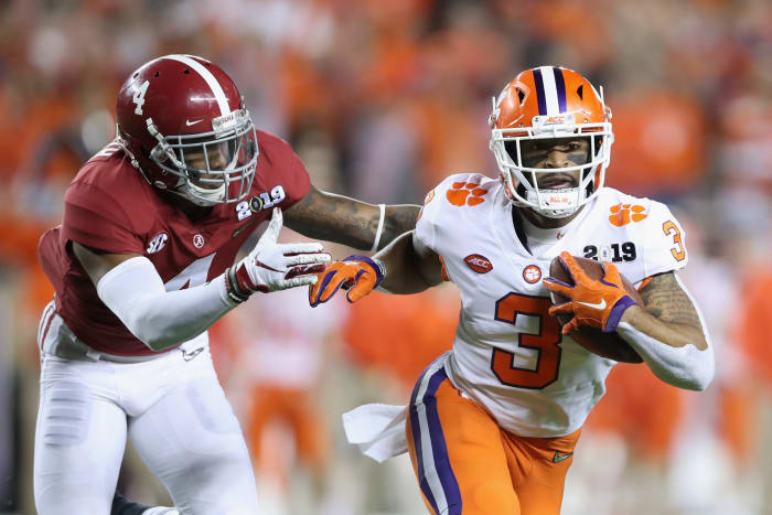 Amari Rodgers of Clemson plays in the national title game.