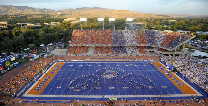 A general view of the Boise State Blue Field.